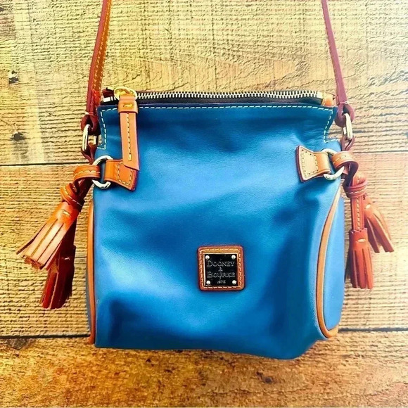 Doooney & BourkeāFlorentineĀ Leather Mini Zip Crossbody With Tassels - Picture 2 of 15